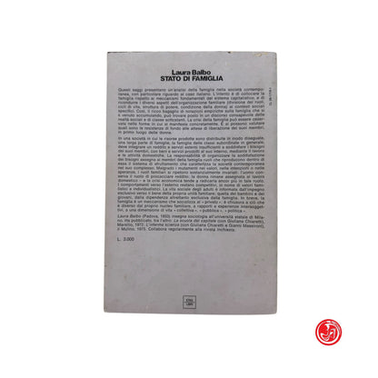 Psicologia - L. Balbo - Stato di famiglia