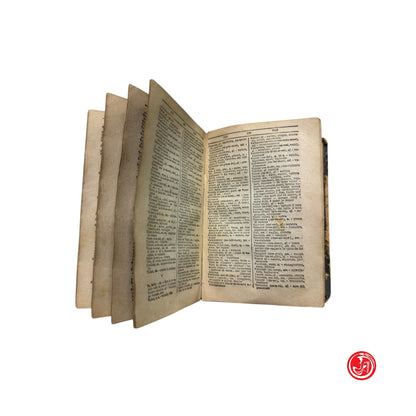 Libri antichi - Dizionario francese-italiano e italiano-francese 1875