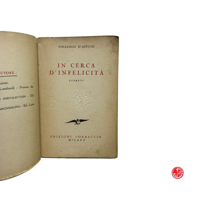 Narrativa - V. D'Astugo - In cerca d'infelicità