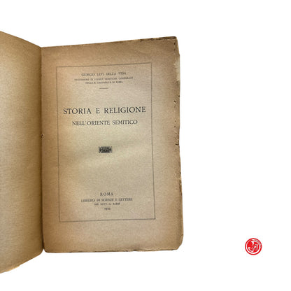 Religione - G. Levi della Vida - Storia e religione nell'Oriente semitico