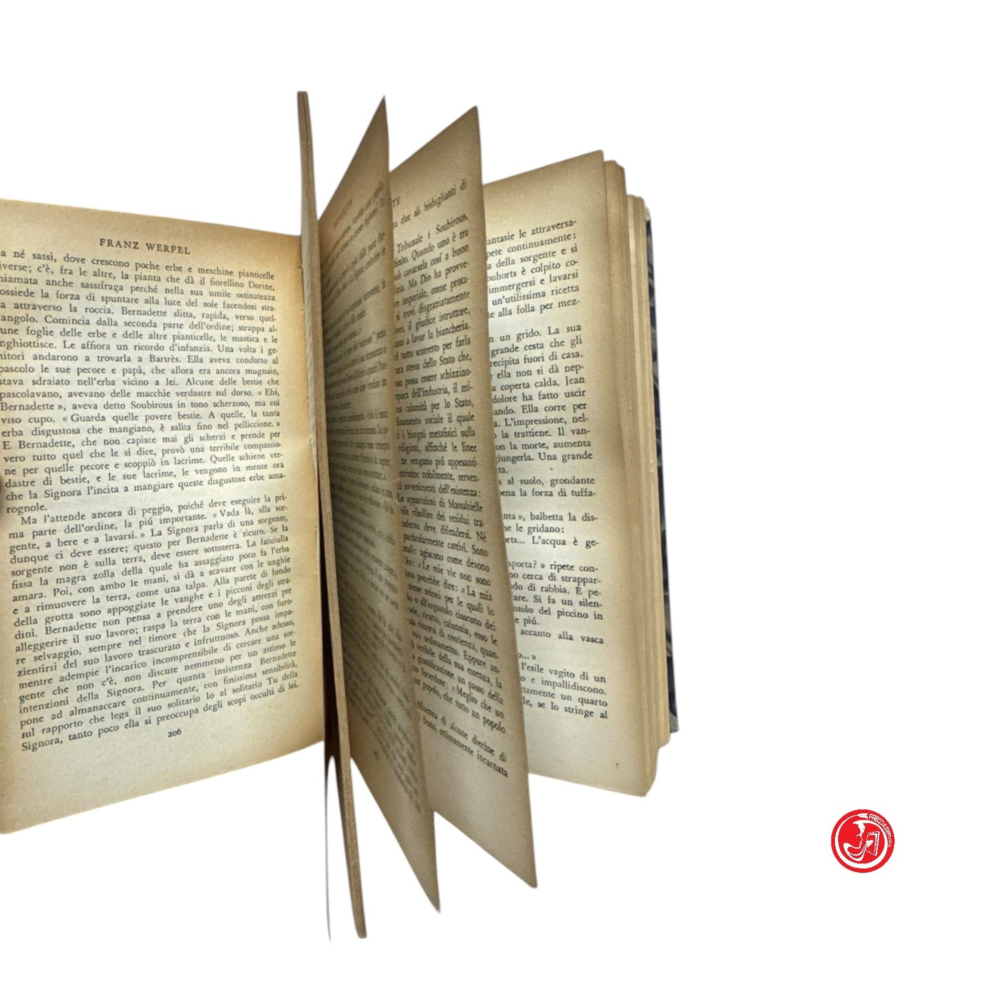 Romanzo storico - F. Werfel - Bernadette - Mondadori editore, 1949