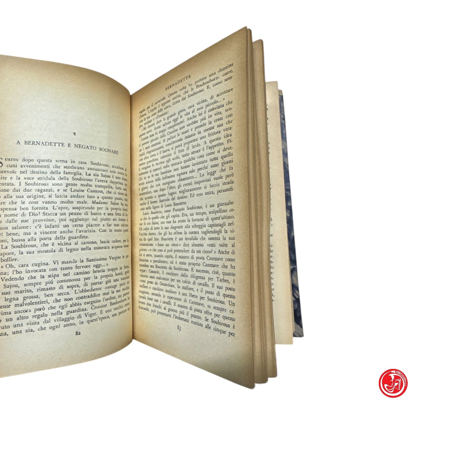 Romanzo storico - F. Werfel - Bernadette - Mondadori editore, 1949
