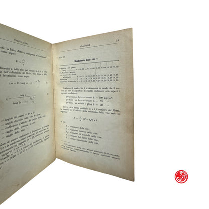 Manuale tecnico - L. Gazzaniga - Il libro delle filettature - Hoelpi, 1945