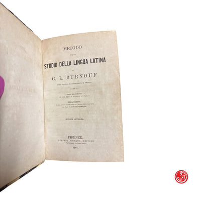 Libri antichi - Studio della lingua latina - Stefano Jouhaud editore, 1867