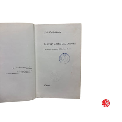 Romanzo - C. E. Gadda - La cognizione del dolore