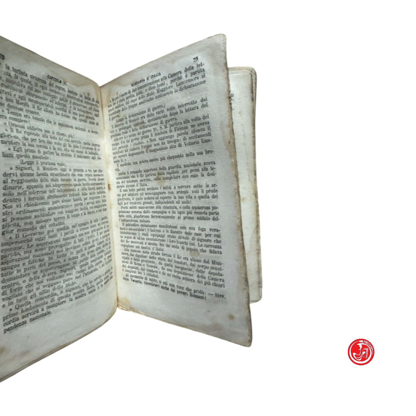 Libri antichi - Storia aneddotica della Campagna d'Italia - Milano, 1866