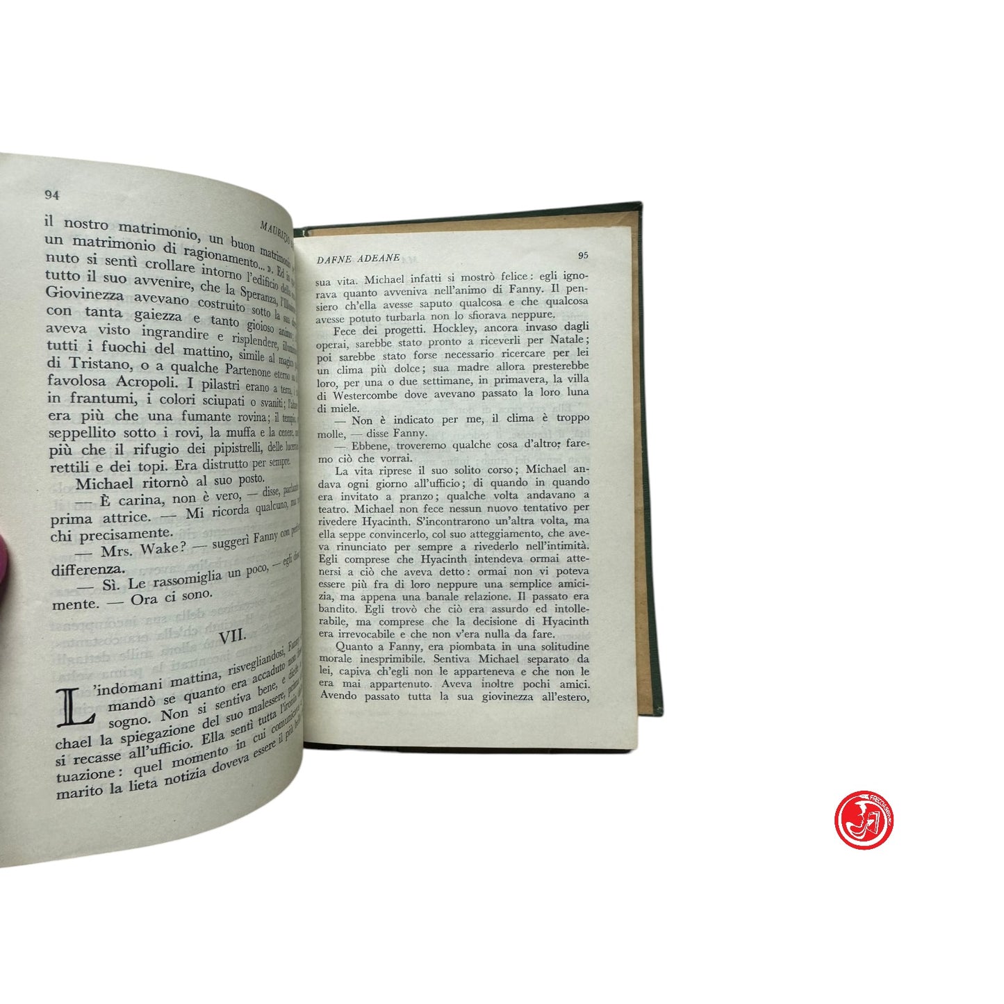 Narrativa sentimentale - M. Baring - Dafne Adeane - Rizzoli 1940