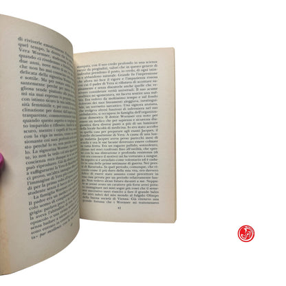 Saggistica letteraria - F. Werfel - Una scrittura femminile azzurro pallido