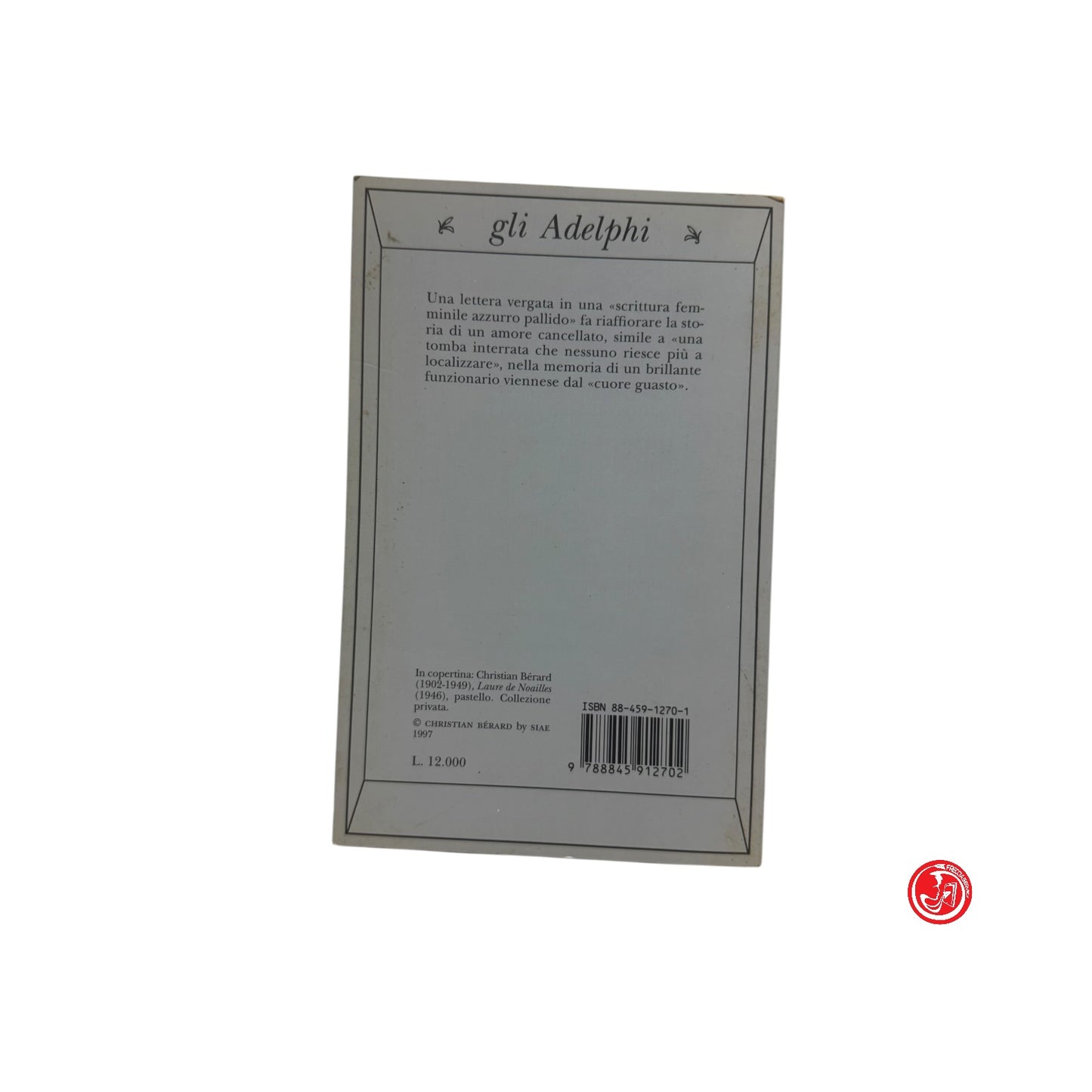Saggistica letteraria - F. Werfel - Una scrittura femminile azzurro pallido