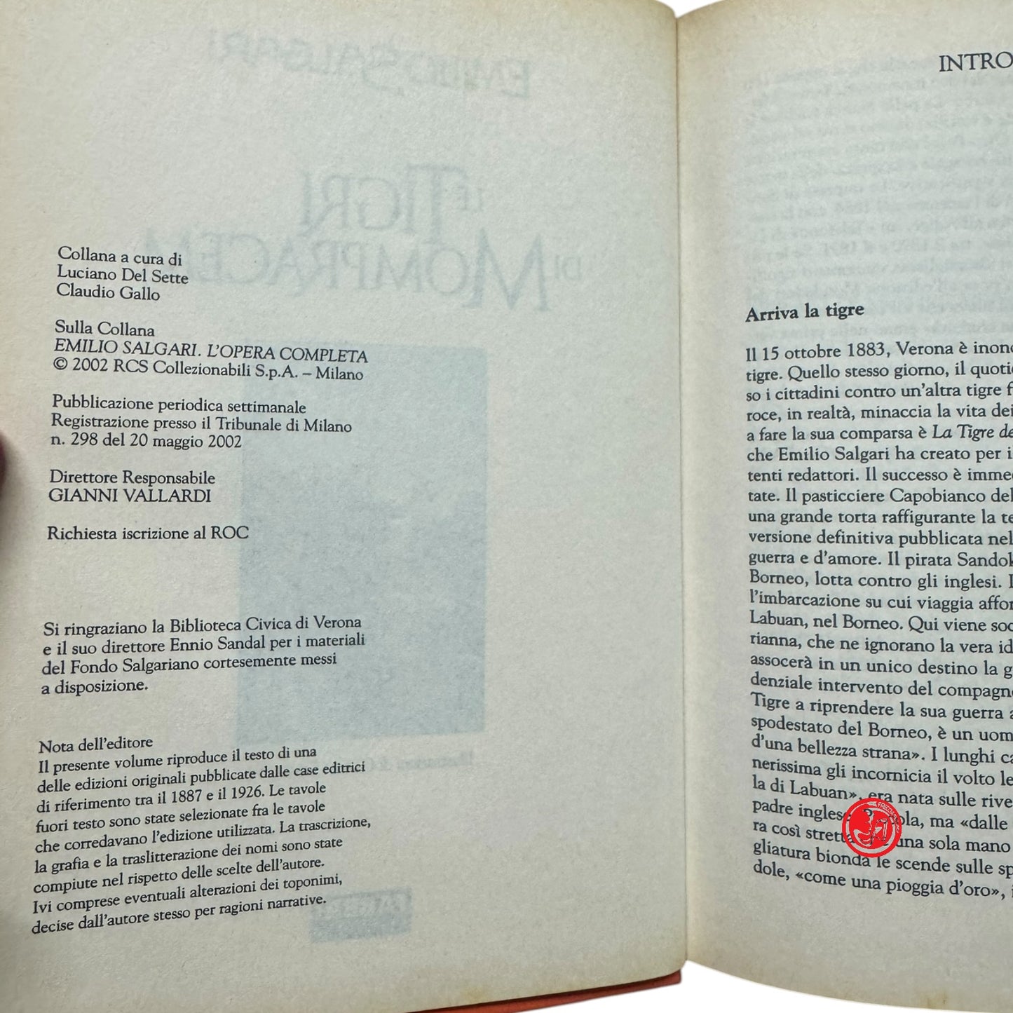 Ragazzi - E. Salgari - Le tigri di Mompracem