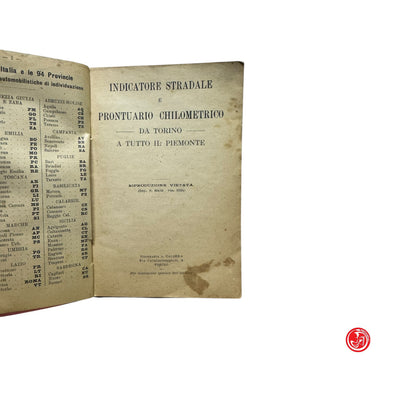 Manuale tecnico - G. Canavero - Indicatore stradale e prontuario chilometrico