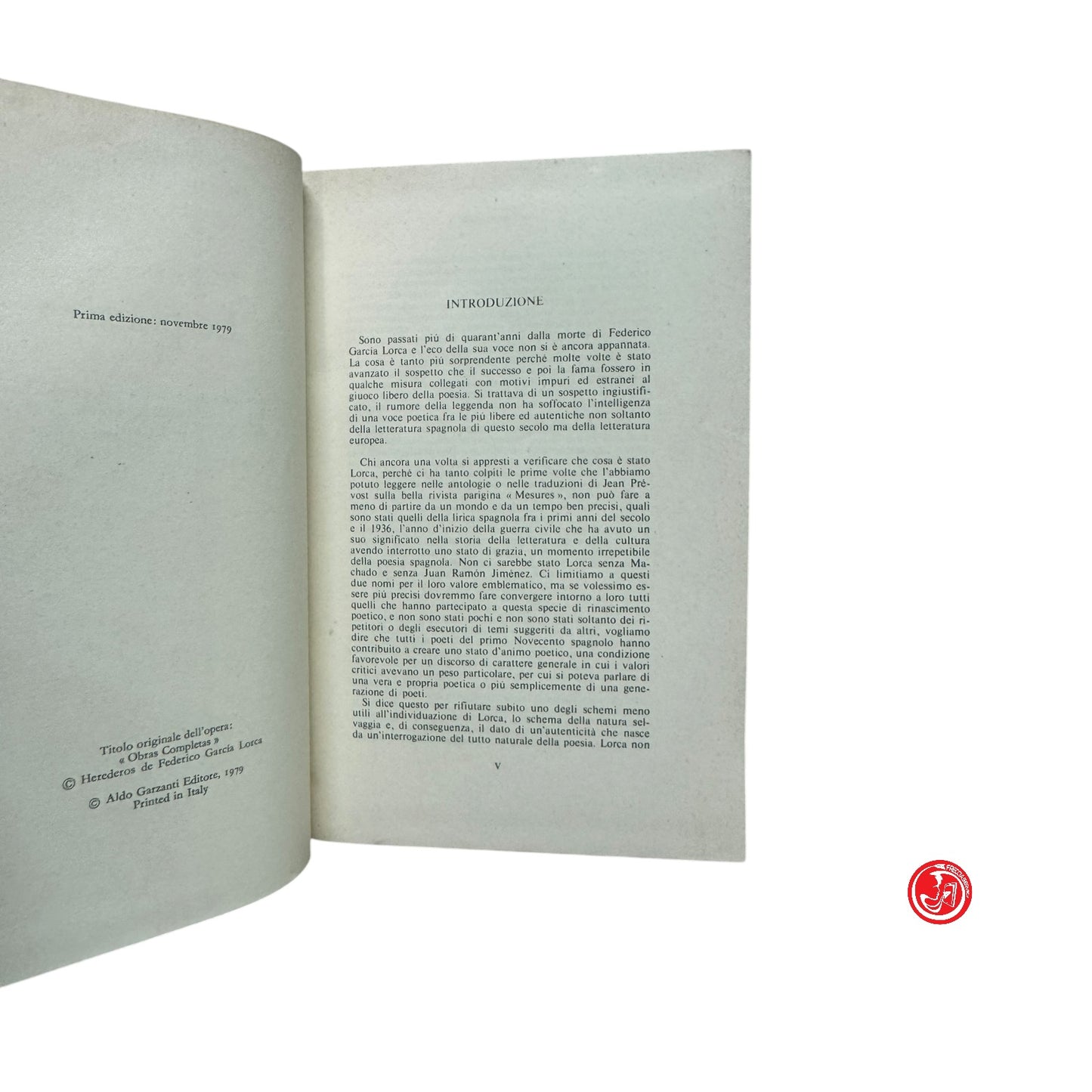 Poesia - F. G. Lorca - Le poesie - Garzanti editore