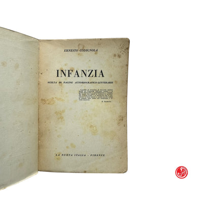 Psicologia - E. Codignola - Infanzia