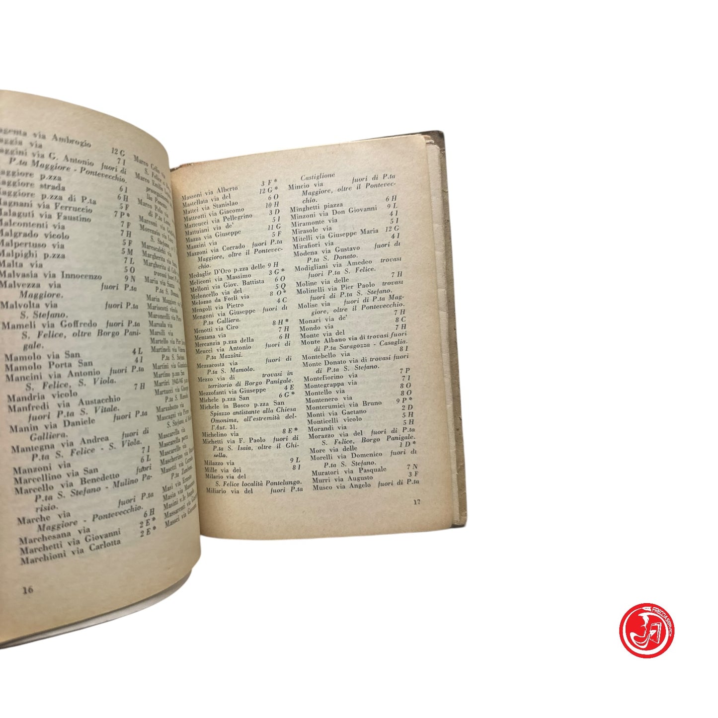 Libri di testo - Nuovissima pianta de Bologna - 1962