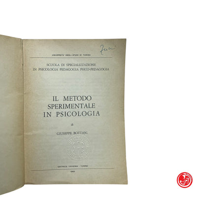Psicologia - G. Bottani - Il metodo sperimentale in psicologia