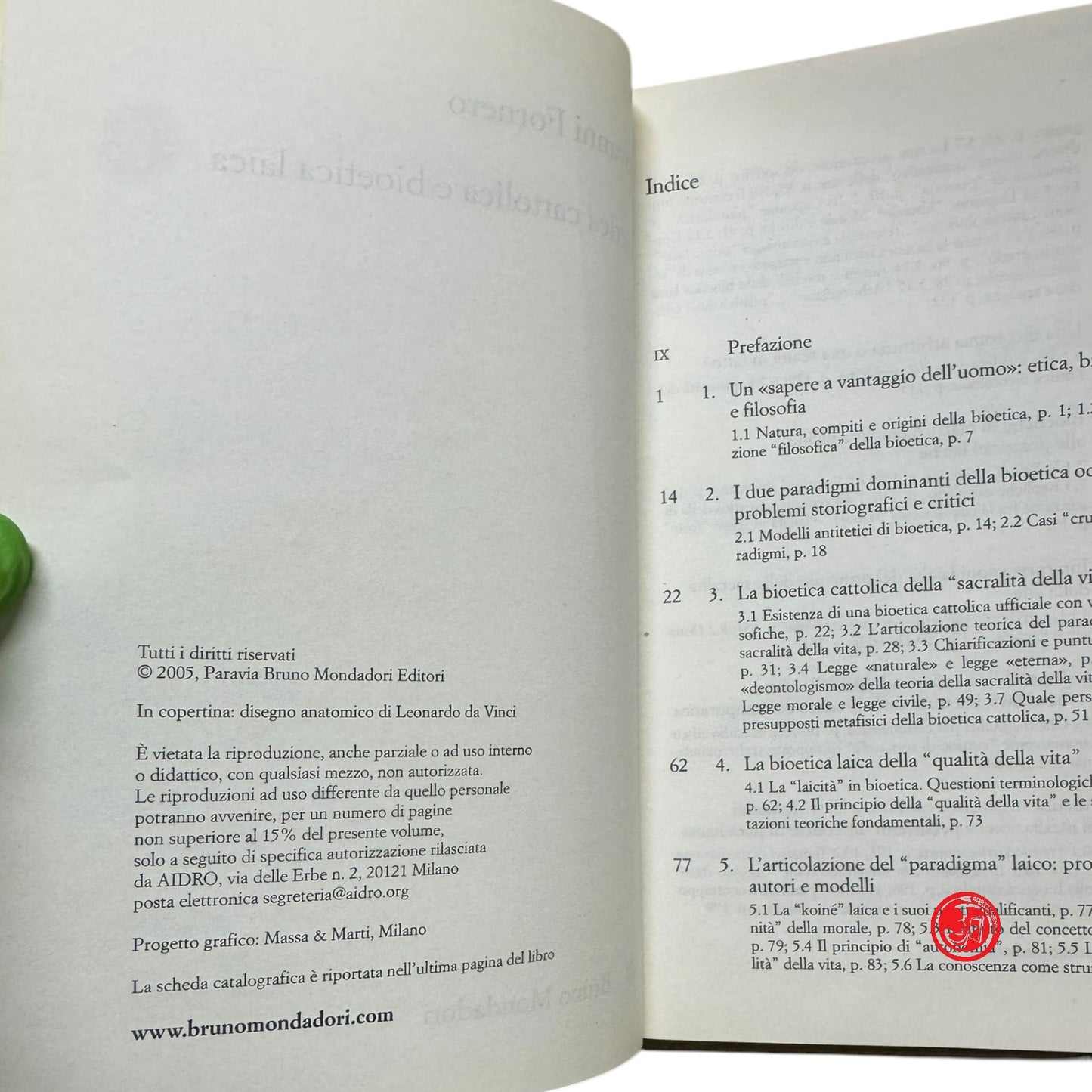 Religione - G. Fornero - Bioetica cattolica e bioetica laica