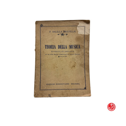 Musica - F. B. Pratella - Teoria della musica - Edizioni Bongiovanni