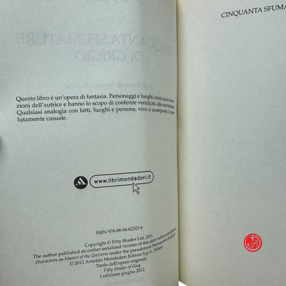Erotico-romantico - E. L. James - Cinquanta sfumature di Grigio