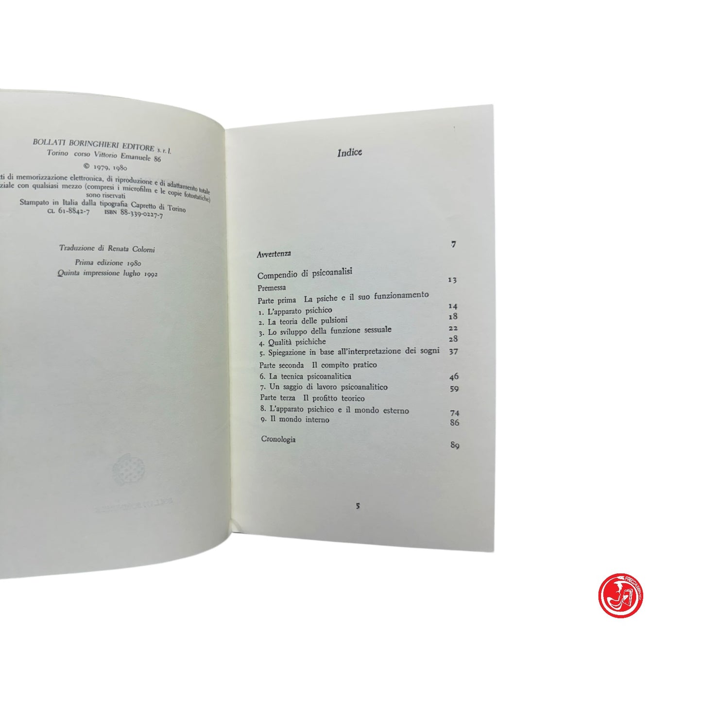 Psicologia - S. Freud - Compendio di psicoanalisi
