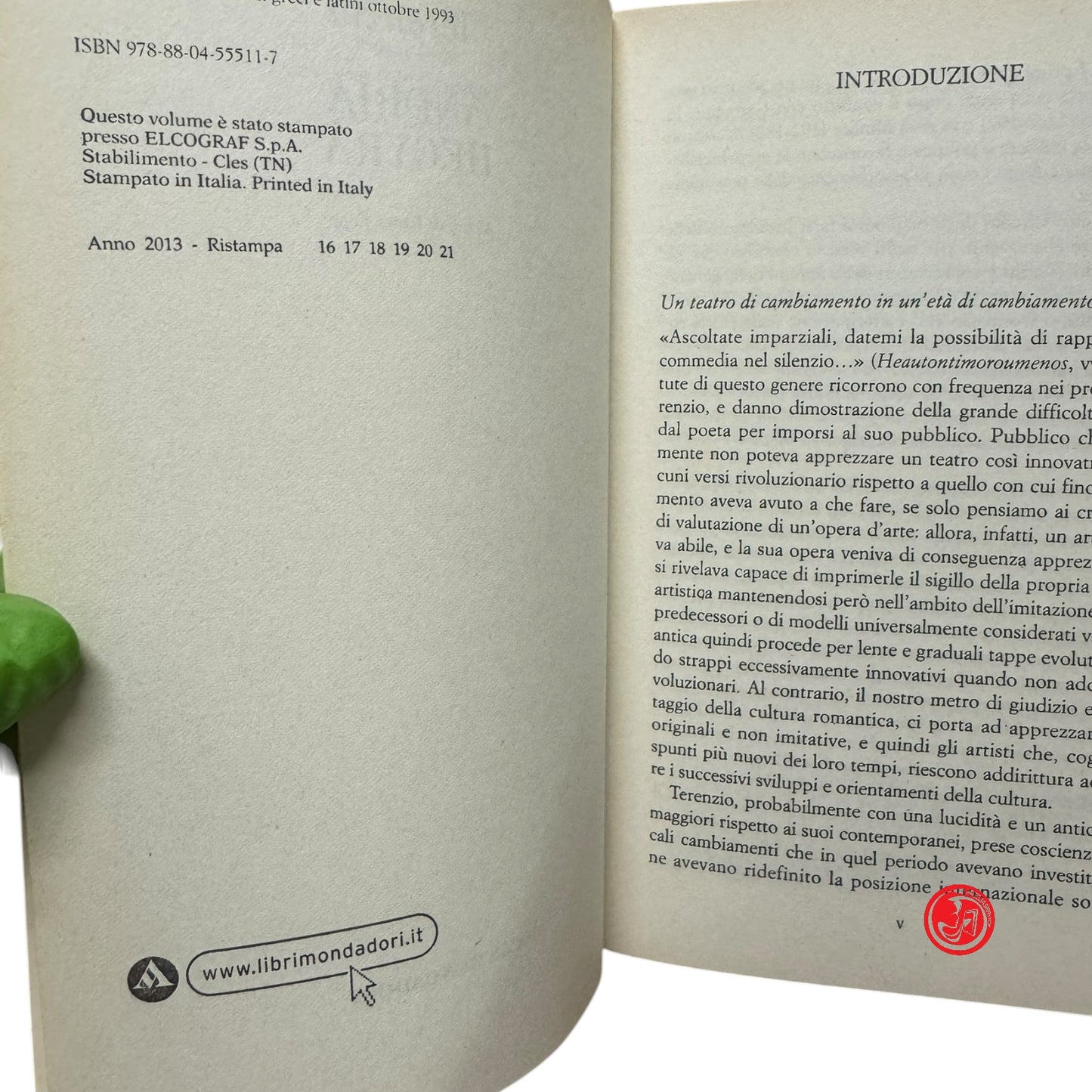Commedia latina - T - Terenzio - Andria Hecrya - a cura di Laura Pepe