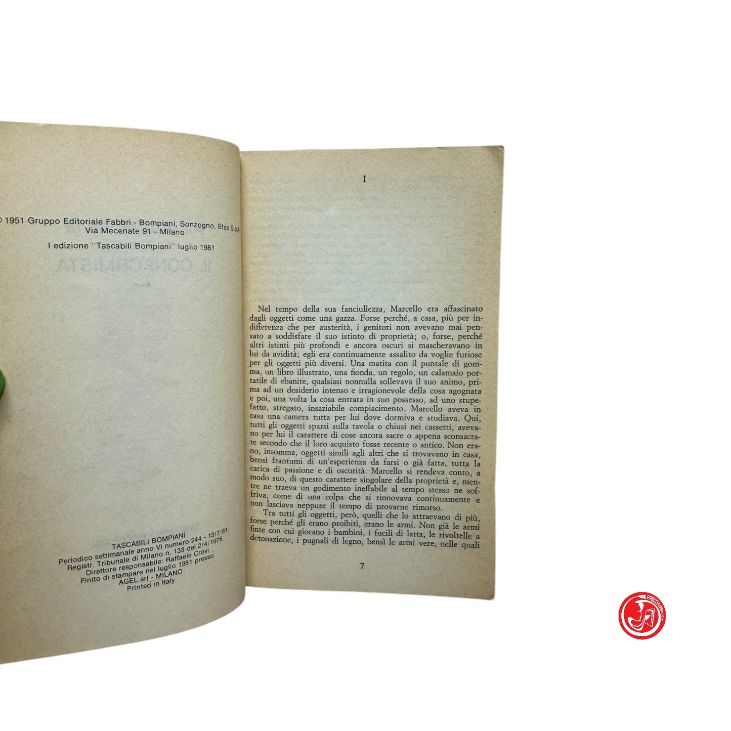 Romanzo - A. Moravia - Il conformista