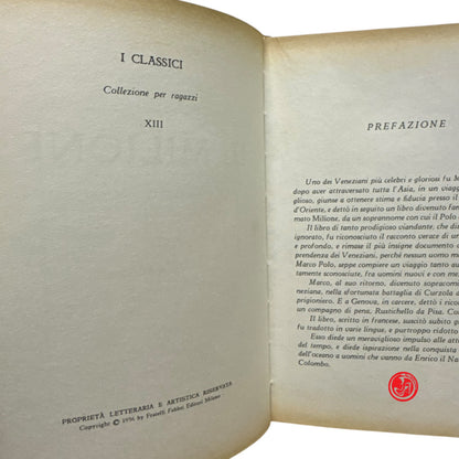 Ragazzi - M. Polo - Il milione - Fratelli fabbri editori