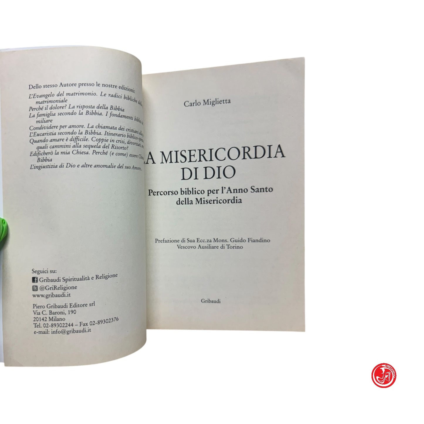 Religione - C. Miglietta - La misericordia di Dio