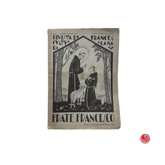 Religione - Rivista di cvltvra francescana - Frate Francesco