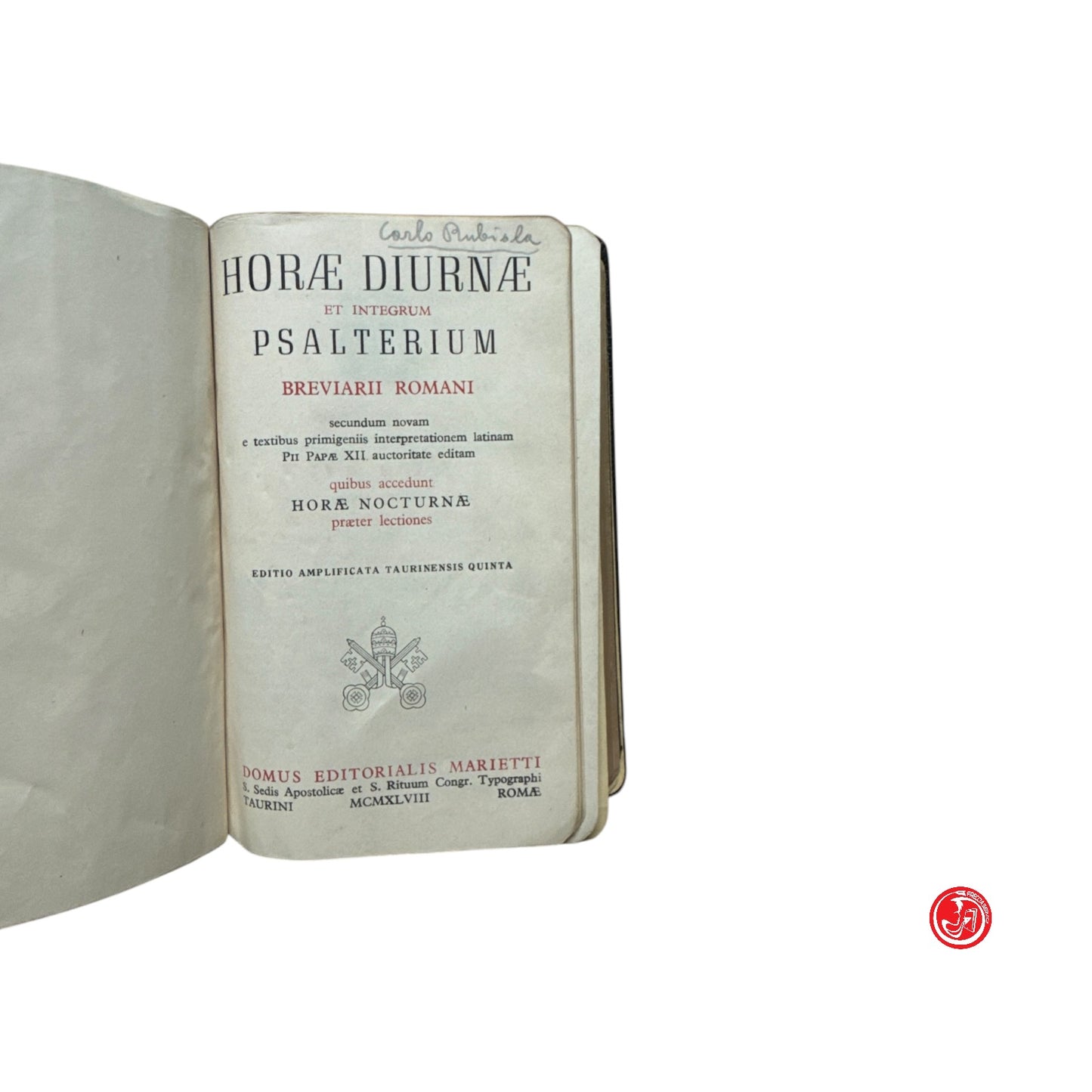 Religione - Horae diurnae et integrum psalterium