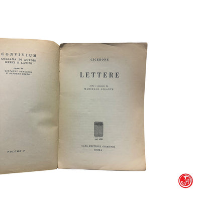 Letteratura latina - Cicerone - Lettere - Convivivm