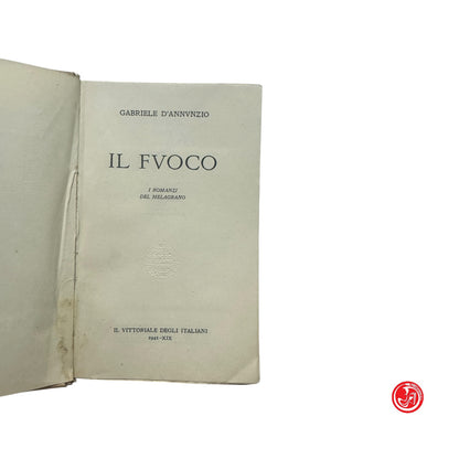 Classico - Gabriele d'Annunzio - Il fvoco - Il vittoriale degli italian 1941