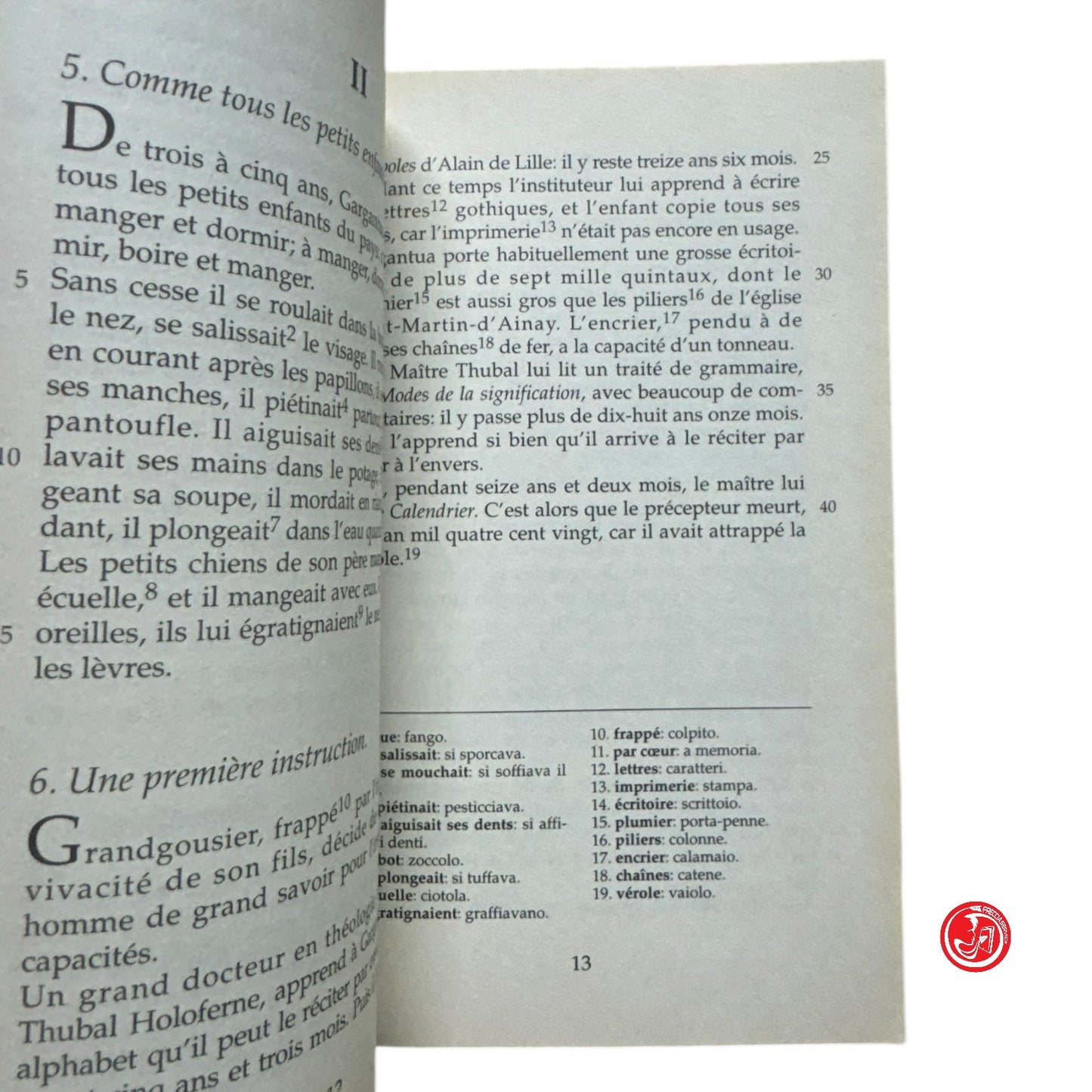 Ragazzi - D'après Gargantua de Francois Rabelais