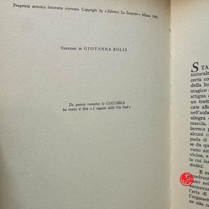 Ragazzi -  F. Molnar - I ragazzi della via Paal
