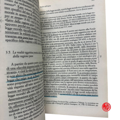 Filosofia - F. Gonnelli - Guida alla lettura della critica della ragion pratica