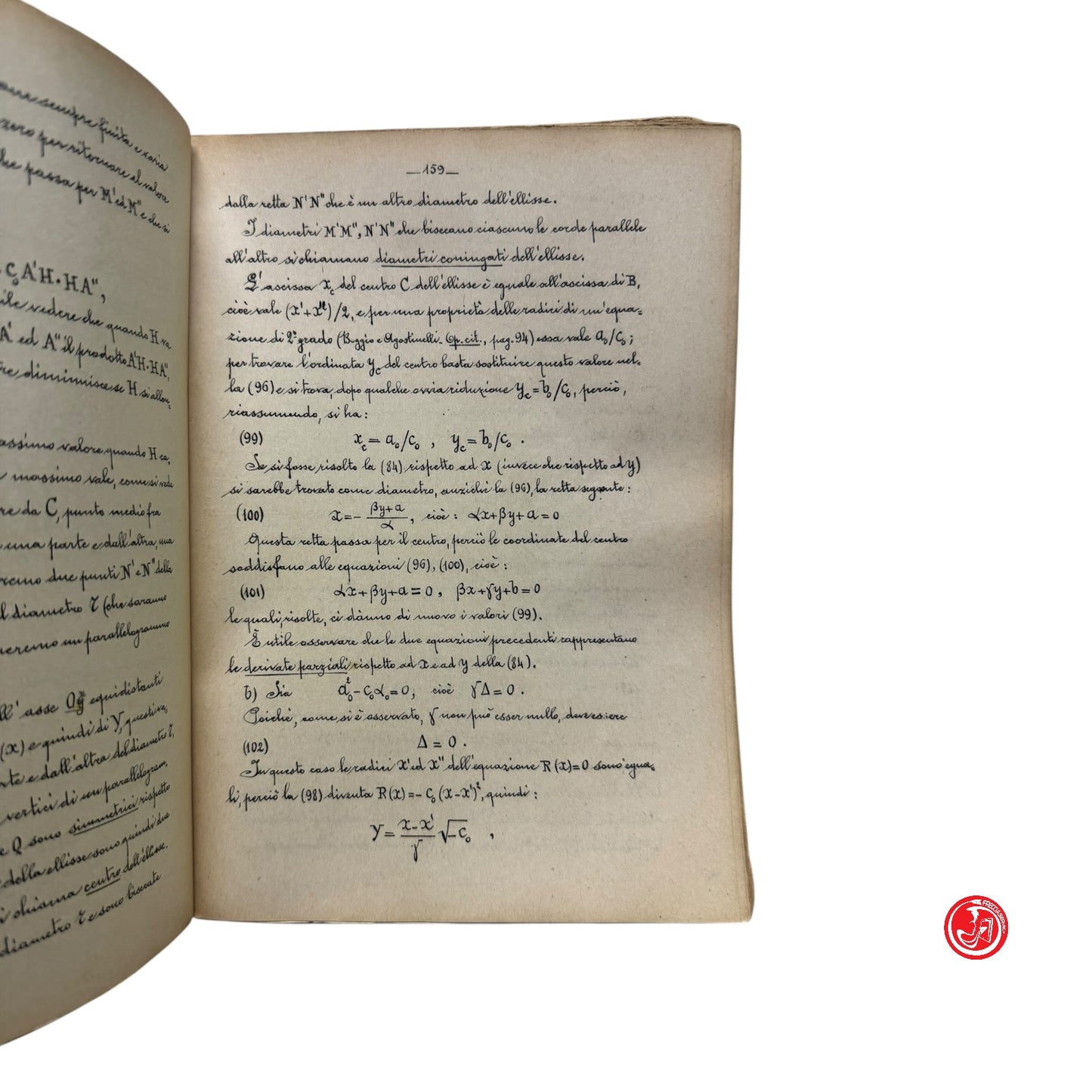 Matematica -  T. Boggio - Lezioni di geometria analitica proiettiva e descrittiva
