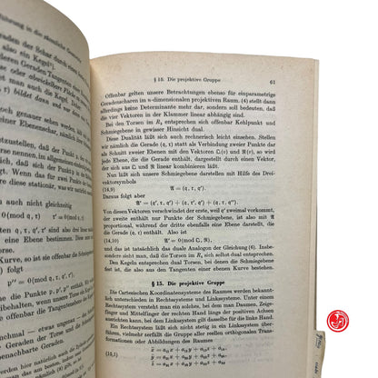 Matematica - Gerrit Bol - Projektive differential-geometrie - Vol. 1 e 2