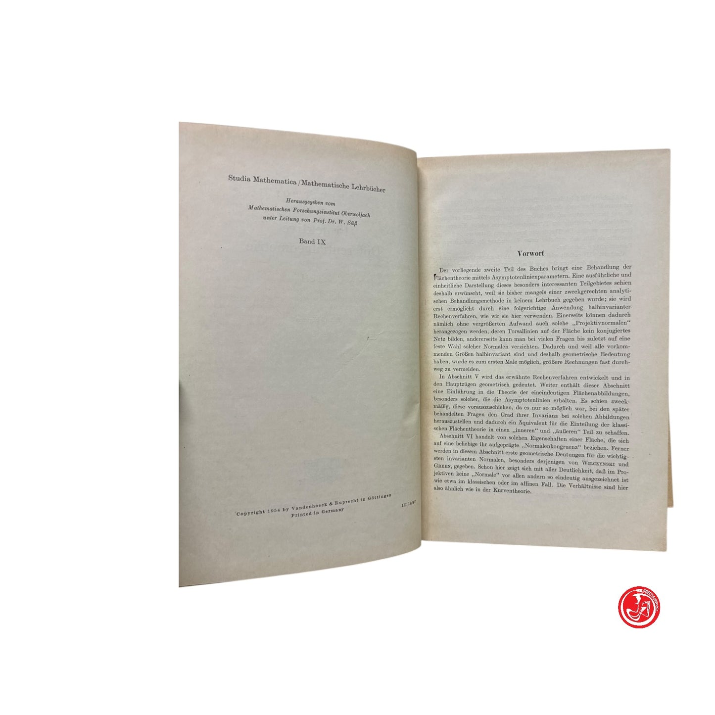 Matematica - Gerrit Bol - Projektive differential-geometrie - Vol. 1 e 2