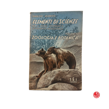 Libri di testo - Elementi di scienze Vol. 1 Zoologia e botanica