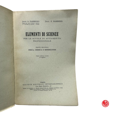 Libri di testo - Elementi di scienze - Vol. II Fisica e chimica
