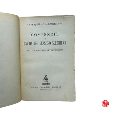 Libri di testo - F. Enriques - Compendio di storia del pensiero scientifico