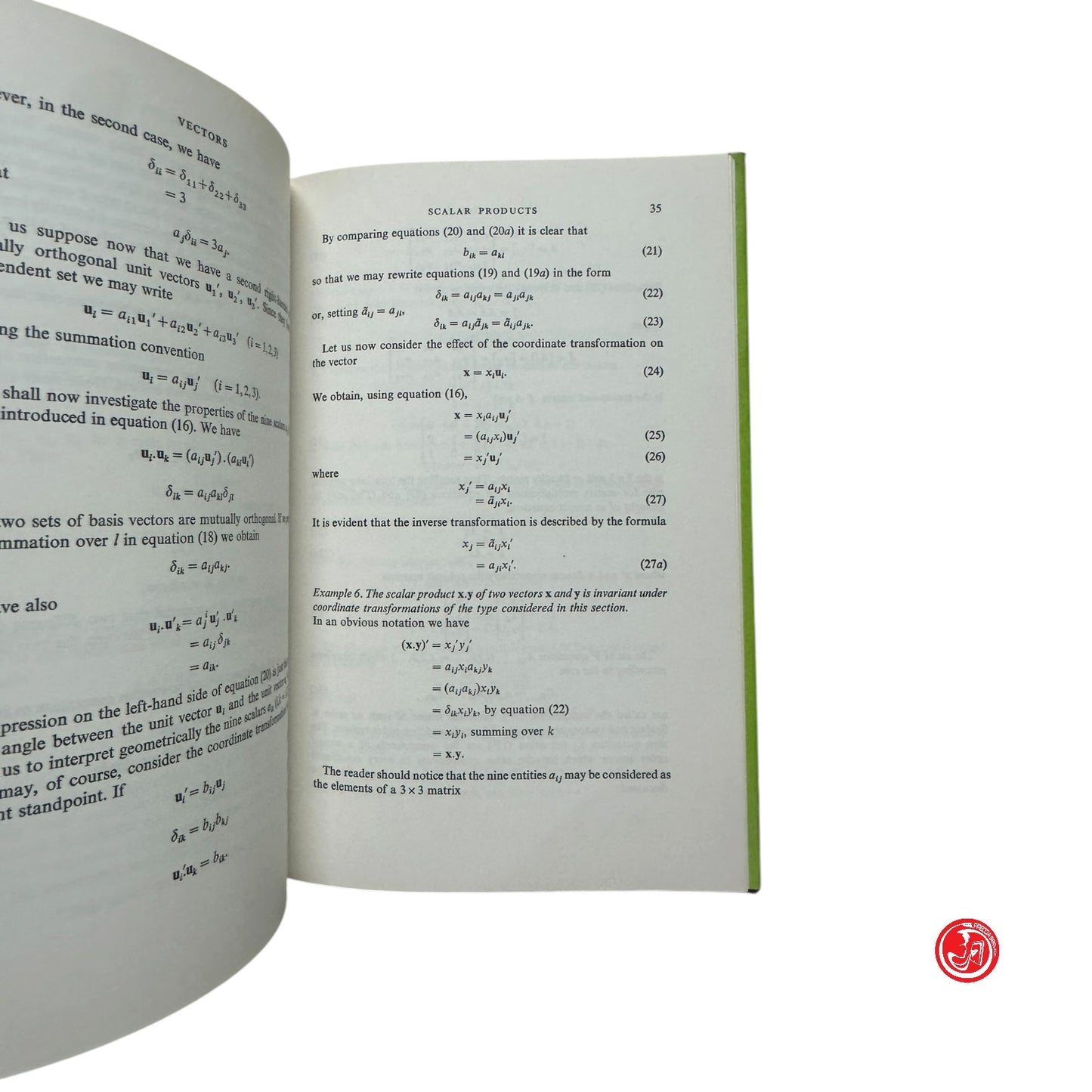 Matematica - J. Cunningham - Vectors