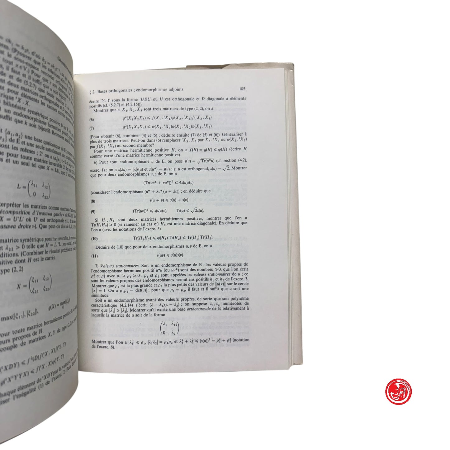 Matematica - J. Dieudonné - Algebre lineaire et geometrie elementaire