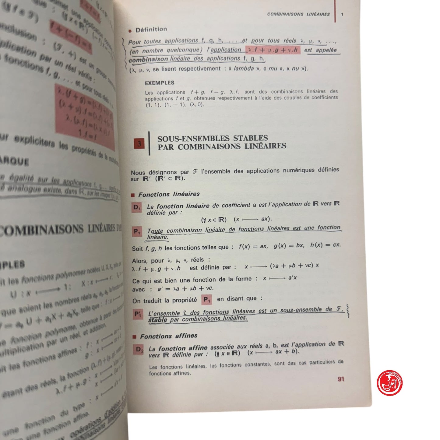 Matematica - C. P. Vissio - Mathèmatique seconde C.D.T.