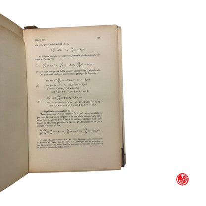 Matematica - Analisi vettoriale generale - Geometria differenziale