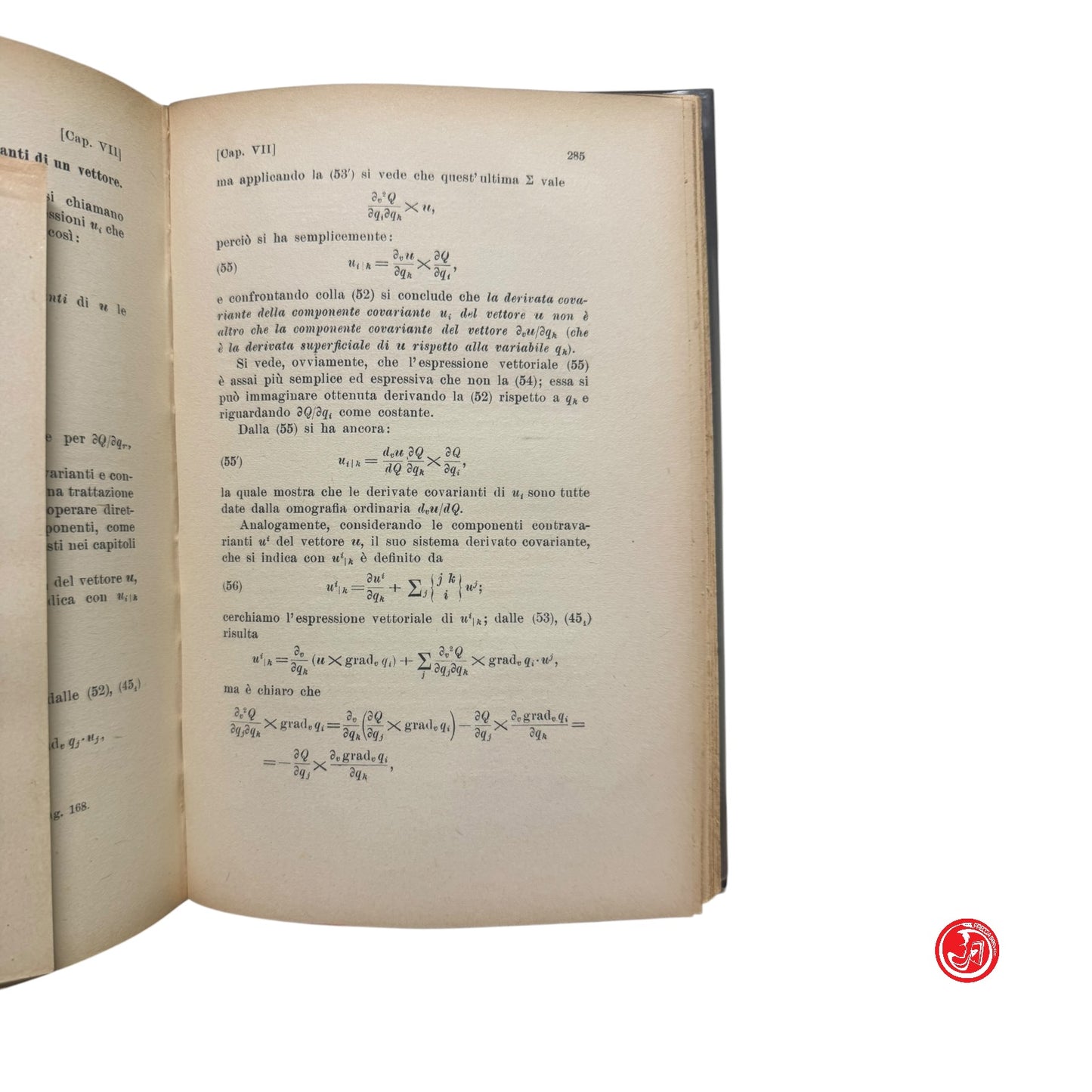 Matematica - Analisi vettoriale generale - Geometria differenziale