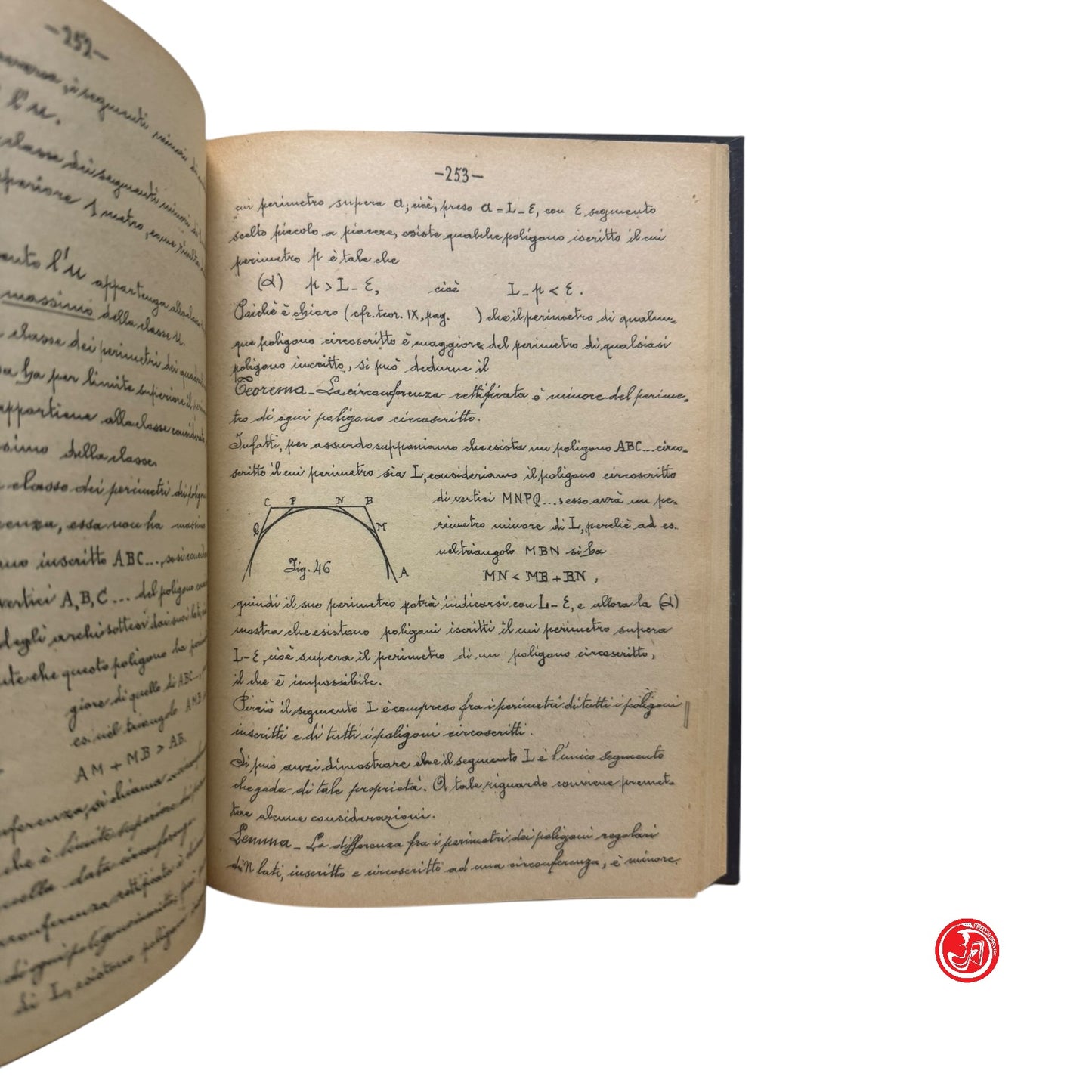 Matematica - T. Boggio - Lezioni di matematica - Viretto 1942