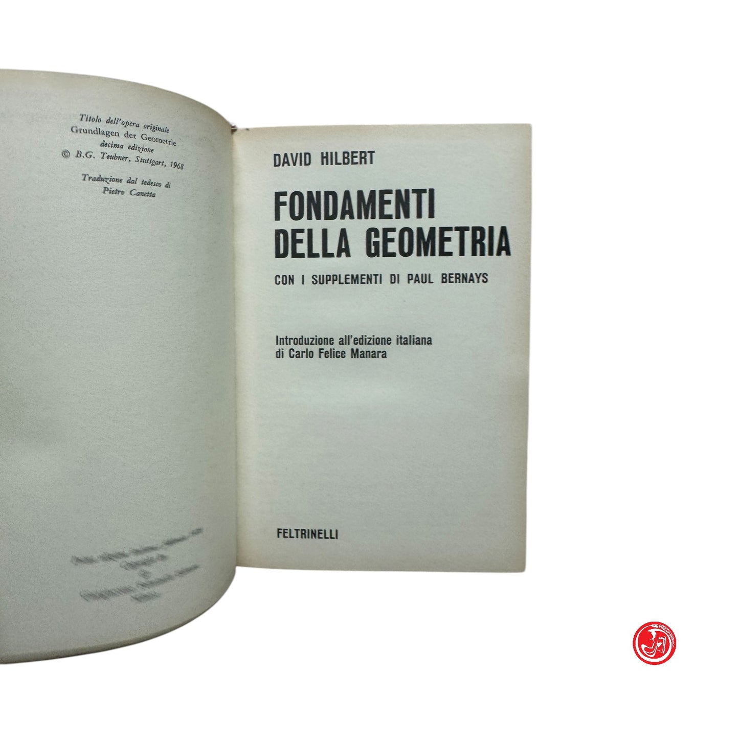 Matematica - Hilbert - Fondamenti della geometria - Feltrinelli