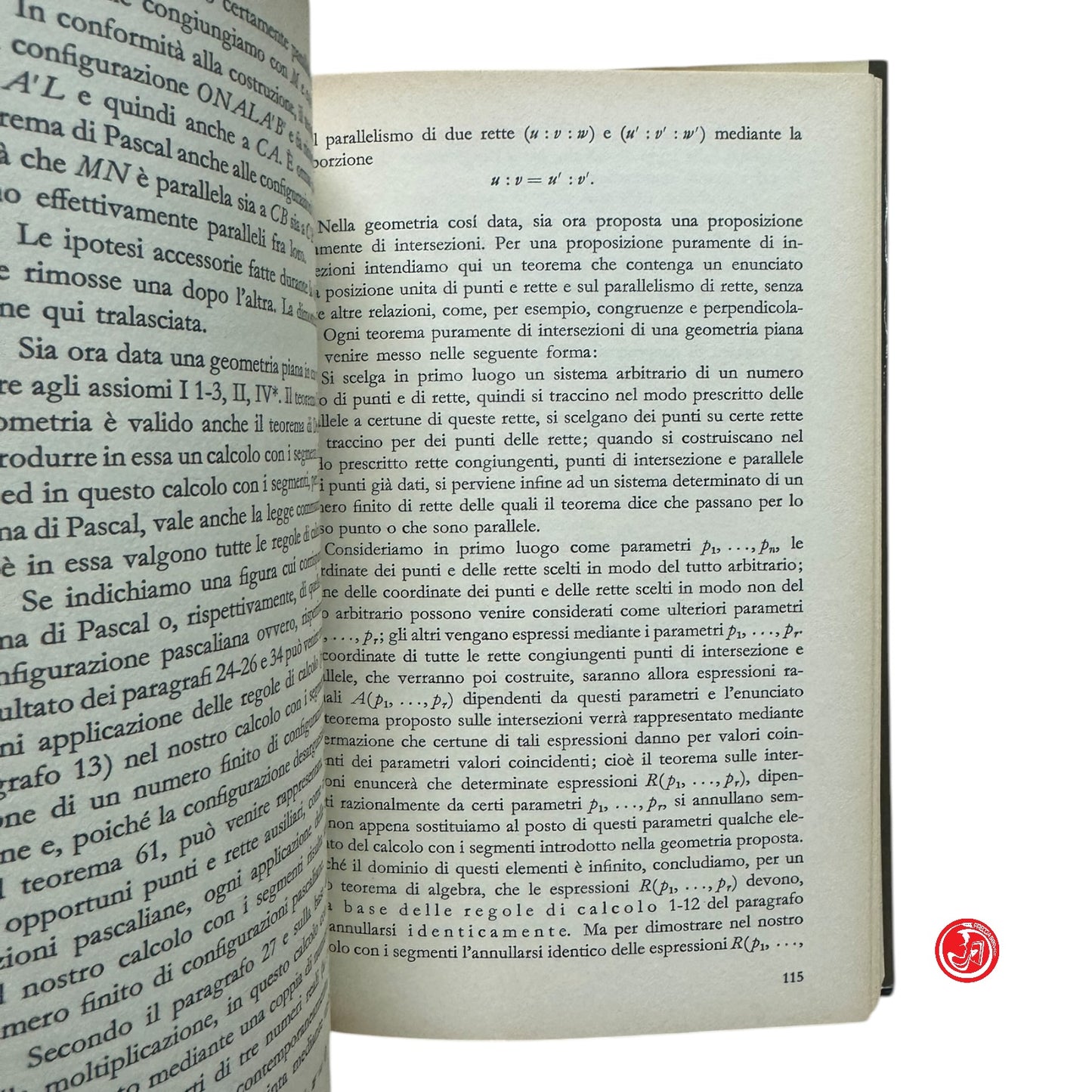 Matematica - Hilbert - Fondamenti della geometria - Feltrinelli