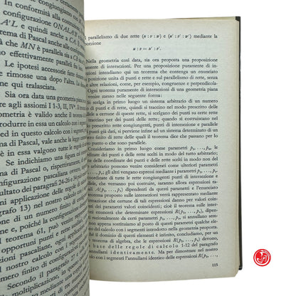 Matematica - Hilbert - Fondamenti della geometria - Feltrinelli