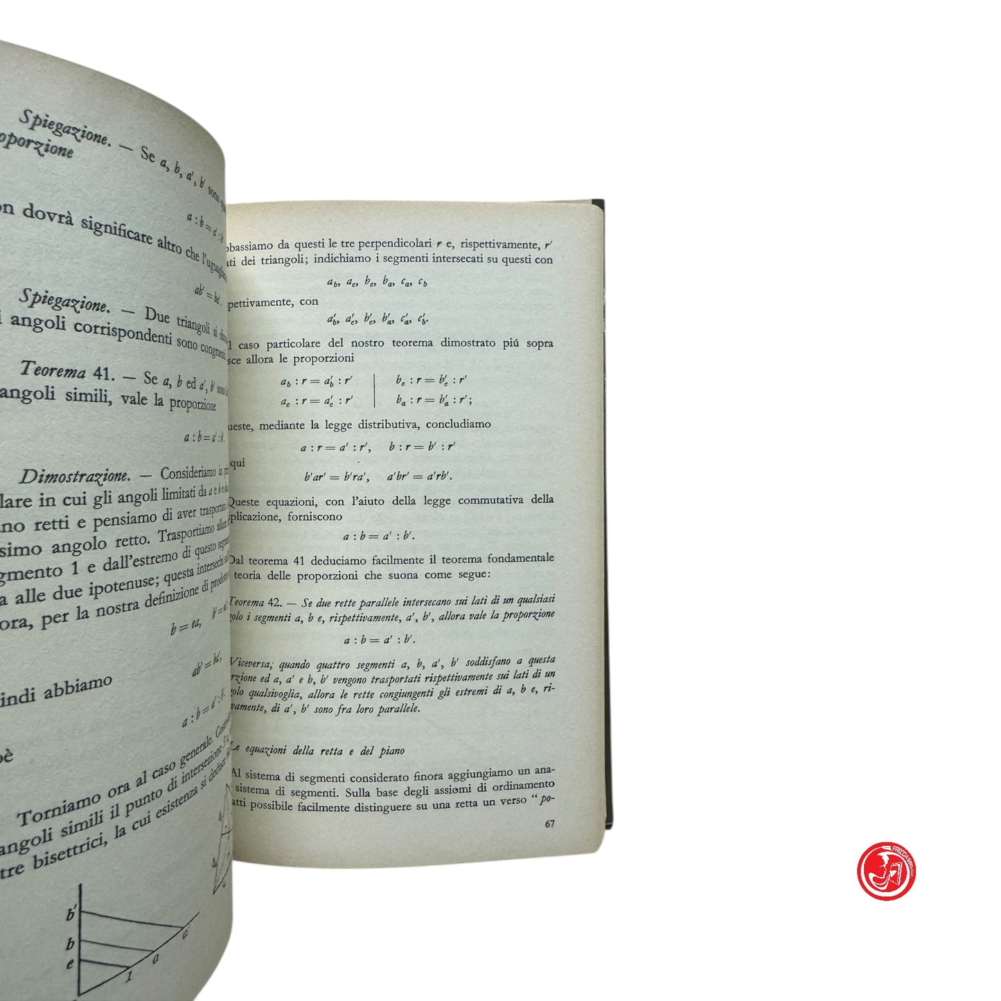 Matematica - Hilbert - Fondamenti della geometria - Feltrinelli